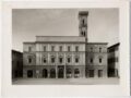 Palazzo sede della casa del fascio di Empoli e ingresso del teatro Salvini