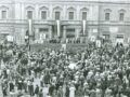 Cerimonia di inaugurazione della lapide ai Volontari della Libertà, 1980