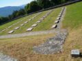 Il blocco 44, dove sono collocate le lapidi delle sepolture dei militari tedeschi uccisi il 23 luglio in Pratovecchio