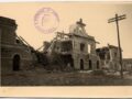 Il corpo centrale della stazione ferroviaria dopo il bombardamento aereo alleato del 26 dicembre del 1943