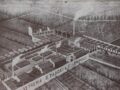 Panoramica della vetreria Taddei negli anni Trenta